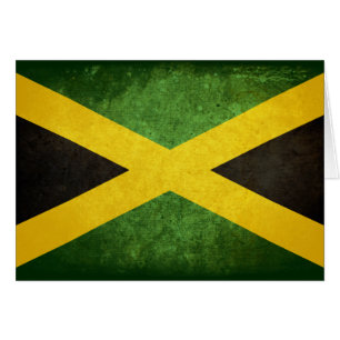 Cartão Bandeira de Jamaica