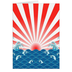 Cartão Bandeira de Japão - NIPÓNICO