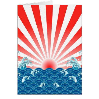 Cartão Bandeira de Japão - NIPÓNICO