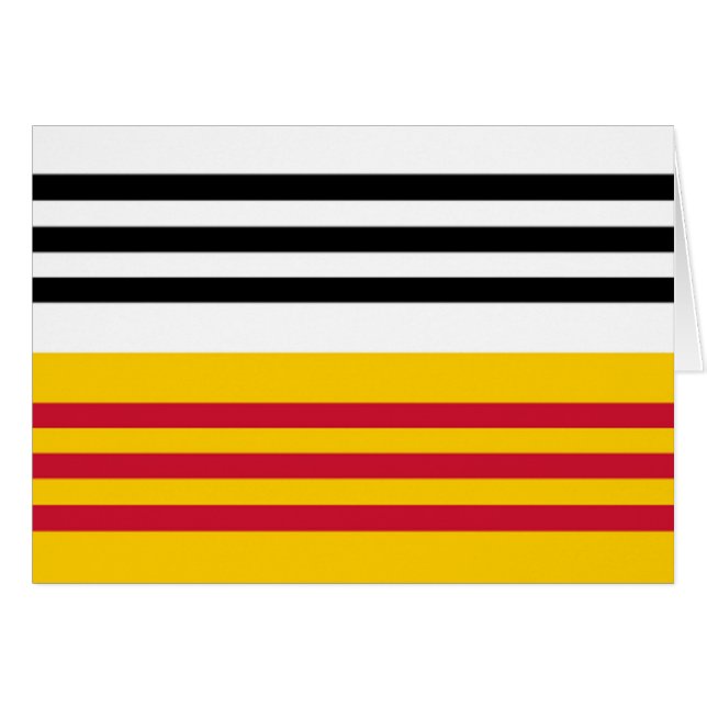 Cartão Bandeira de Loon op Zand (Frente Horizontal)