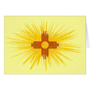 CARTÃO BANDEIRA DE NEW MEXICO
