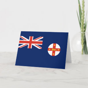 Cartão Bandeira de New South Wales (Estado australiano)