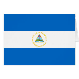 Cartão Bandeira de Nicarágua