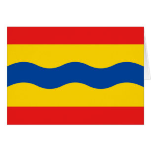 Cartão Bandeira de Overijssel