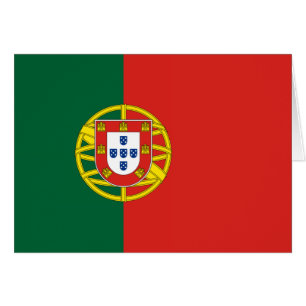 Cartão Bandeira de Portugal