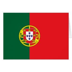 Cartão Bandeira de Portugal