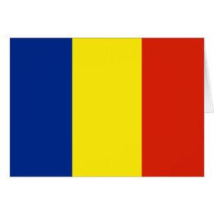 Cartão Bandeira de Romania