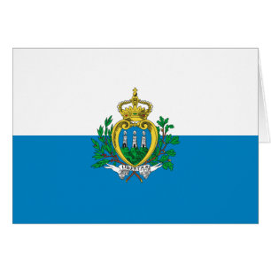 Cartão Bandeira de São Marino