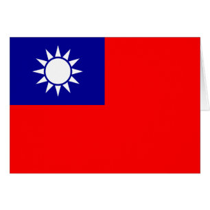 Cartão Bandeira de Taiwan