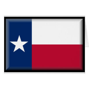 Cartão Bandeira de Texas