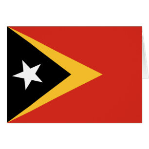 Cartão Bandeira de Timor Leste