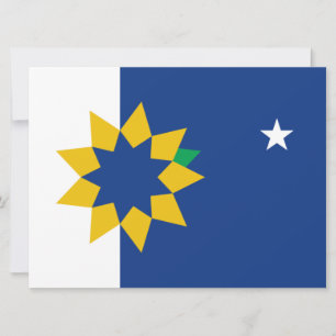 Cartão Bandeira de Topeka (Kansas)