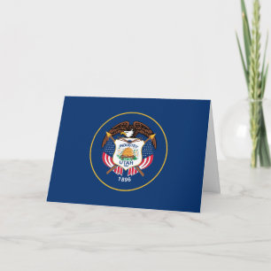 Cartão Bandeira de Utahn, Bandeira de Utah