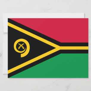 Cartão Bandeira de Vanuatu