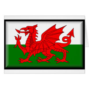Cartão Bandeira de Wales