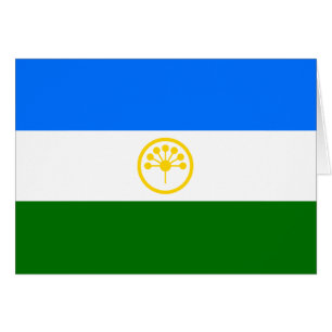 Cartão Bandeira do Bashkortostan
