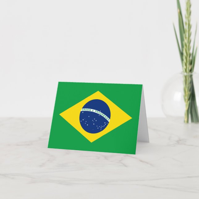 Cartão Bandeira do Brasil (Brasil) (Frente)
