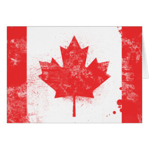 Cartão Bandeira do Canadá