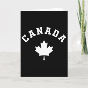 Cartão Bandeira do Canadá Férias Canadenses Pesca Trilha 
