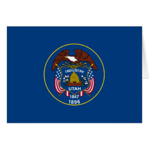 Cartão Bandeira do Estado de Utah Design