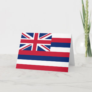 Cartão Bandeira do Havaí (Estado dos EUA)