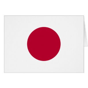 Cartão Bandeira do Japão