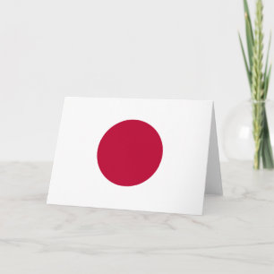Cartão Bandeira do Japão