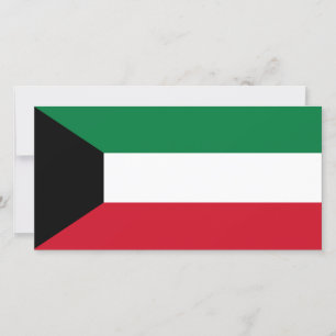 Cartão Bandeira do Kuwait