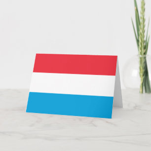 Cartão Bandeira do Luxemburgo