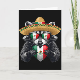 Cartão bandeira do México orgulho mexicano raízes mexican