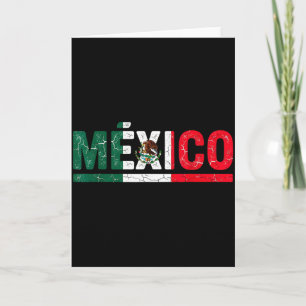 Cartão bandeira do México orgulho mexicano raízes mexican