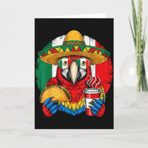 Cartão bandeira do México orgulho mexicano raízes mexican