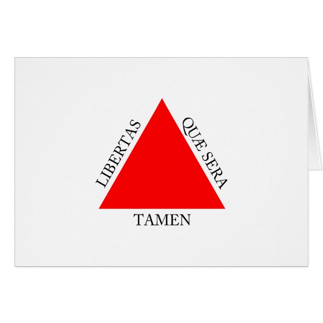 Cartão Bandeira do Minas Gerais de Brasil (Frente Horizontal)