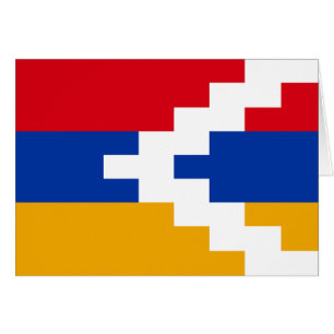 Cartão Bandeira do Nagorno Karabakh
