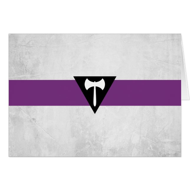 Cartão Bandeira do Orgulho Lésbico (Frente Horizontal)