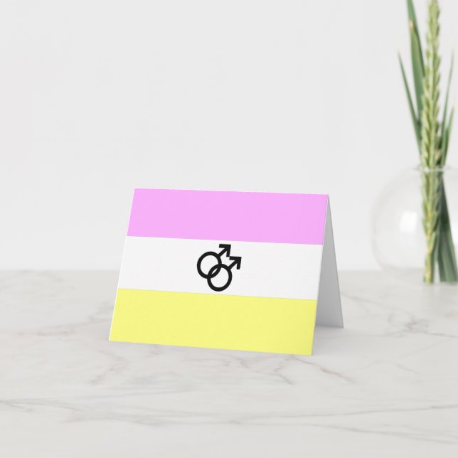 Cartão Bandeira do Orgulho Twink (Frente)
