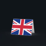 Cartão Bandeira do Reino Unido<br><div class="desc">Produtos de Sinalizador Mundial Personalizáveis - Sinta-se livre para adicionar seu próprio texto.</div>