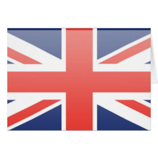 Cartão Bandeira do Reino Unido