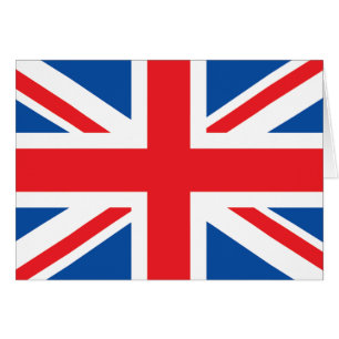 Cartão Bandeira do Reino Unido excelente