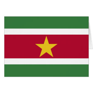 Cartão Bandeira do Suriname