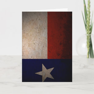 Cartão Bandeira do Texas