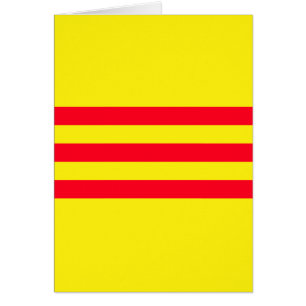 Cartão Bandeira do Vietname do Sul