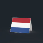Cartão Bandeira dos Países Baixos<br><div class="desc">Produtos de Sinalizador Mundial Personalizáveis - Sinta-se à vontade para adicionar seu próprio texto.</div>