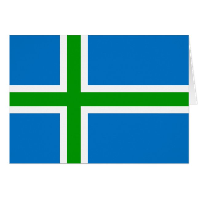 Cartão Bandeira escocesa das montanhas (não oficial) (Frente Horizontal)