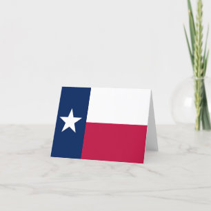 Cartão Bandeira estatal do Texas