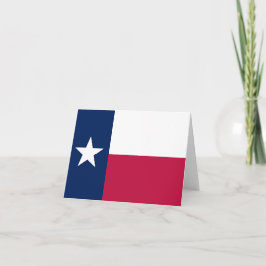 Cartão Bandeira estatal do Texas