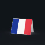 Cartão Bandeira França (Francês)<br><div class="desc">Produtos de Sinalizador Mundial Personalizáveis - Sinta-se livre para adicionar seu próprio texto.</div>
