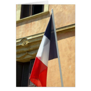 Cartão bandeira francais
