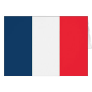 Cartão Bandeira francesa
