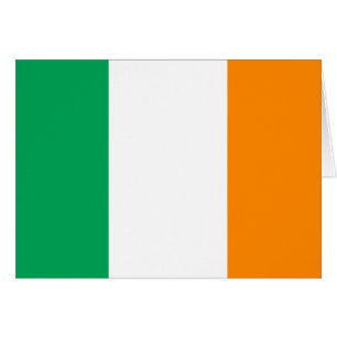 Cartão bandeira irlandesa